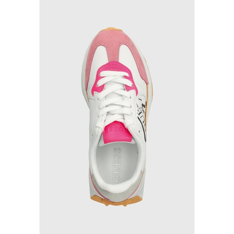 Guess sneakers CALEBB7 colore rosa FLPCB7 ELE12
