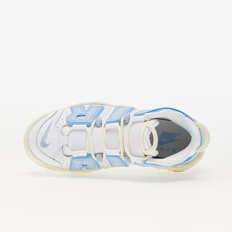 Nike W Air More Uptempo White/ Cobalt Bliss-Alabaster