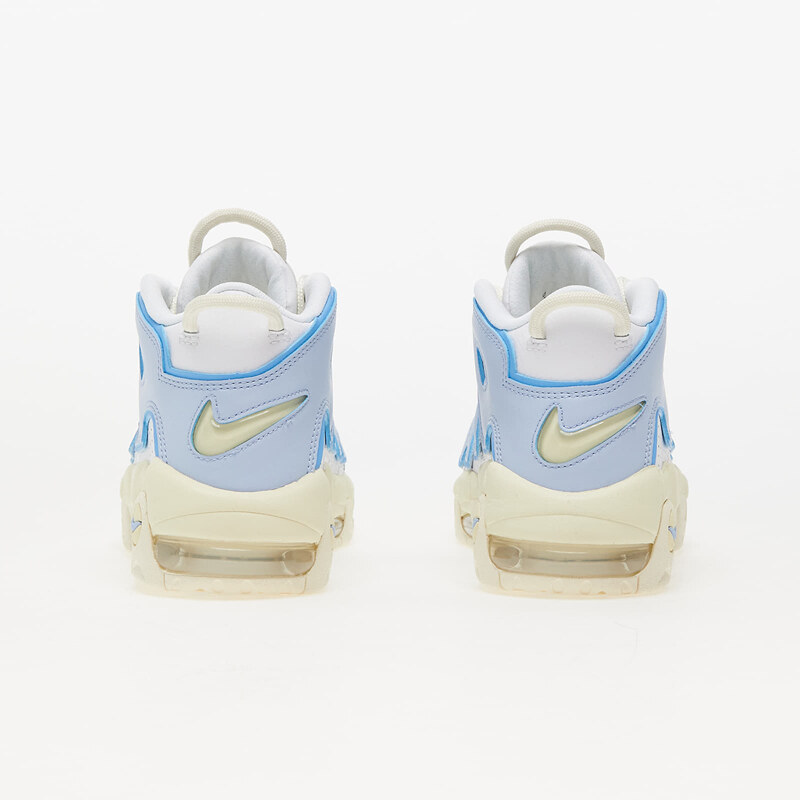Nike W Air More Uptempo White/ Cobalt Bliss-Alabaster