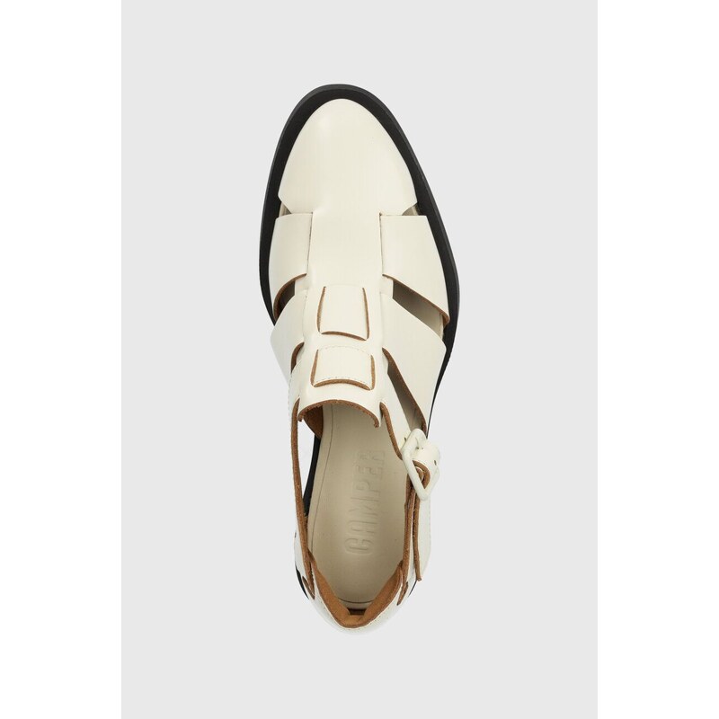 Camper sandali in pelle Bonnie donna colore bianco K201635.002