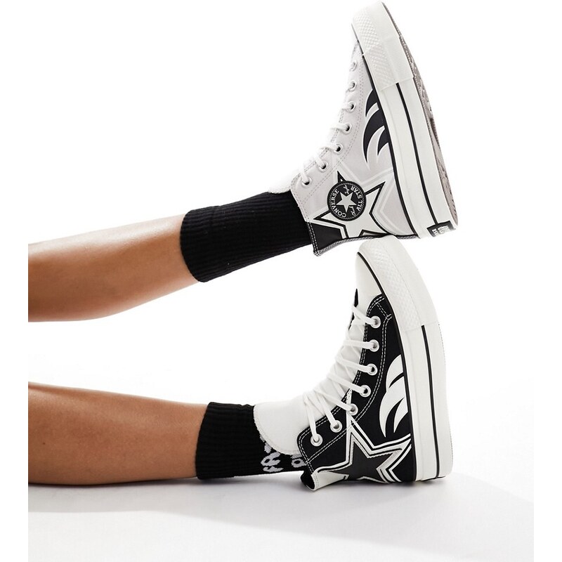 Converse all outlet star alte grigie