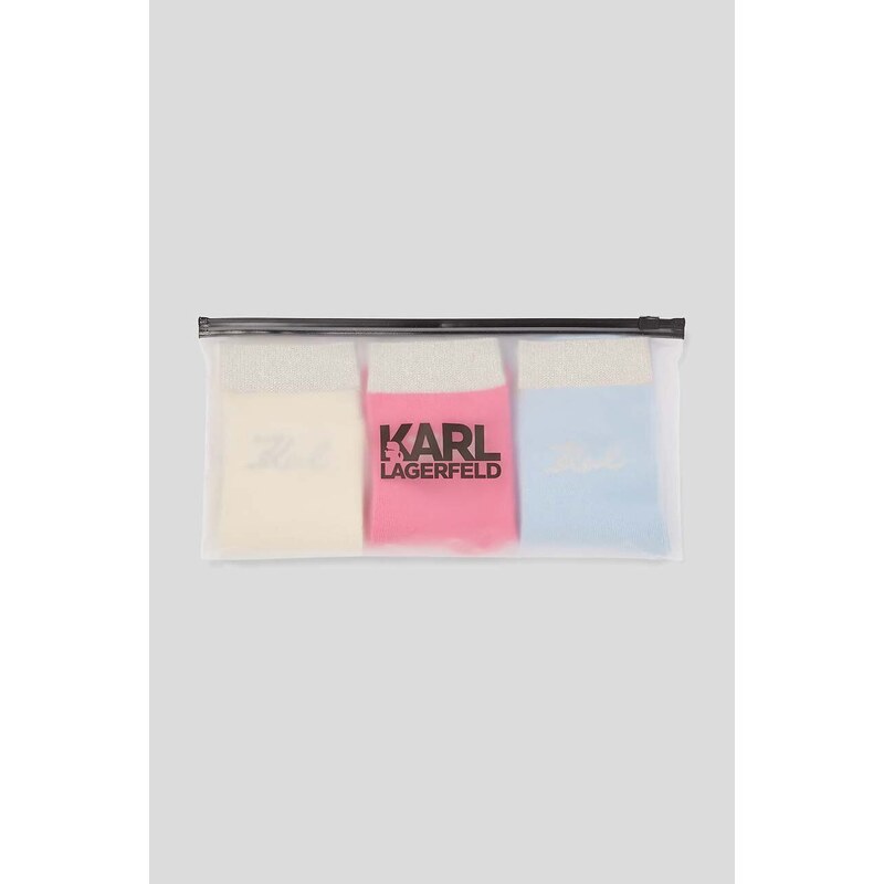 Karl Lagerfeld calzini pacco da 3 donna