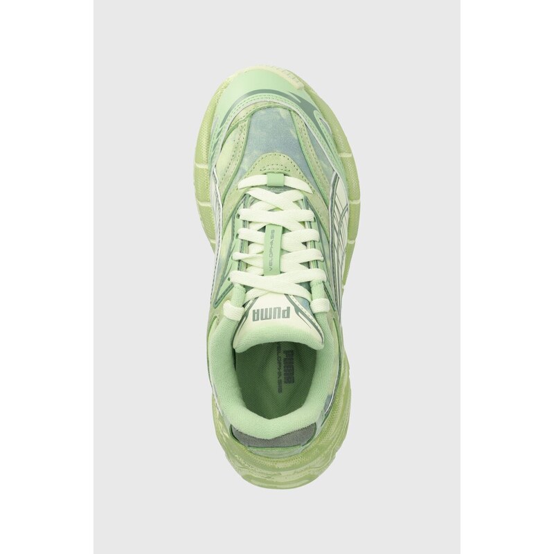 Puma sneakers Velophasis Retreat Yourself colore verde 395997 396475