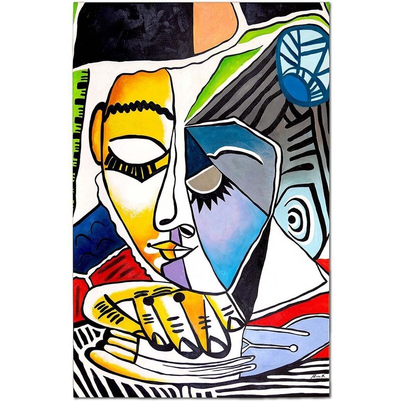 Calamita Frigorifero Picasso Malaga 3D – Magnete Souvenir Con Pittore Spagnolo, Decorazione Casa In Resina 7,5x5,5 Cm