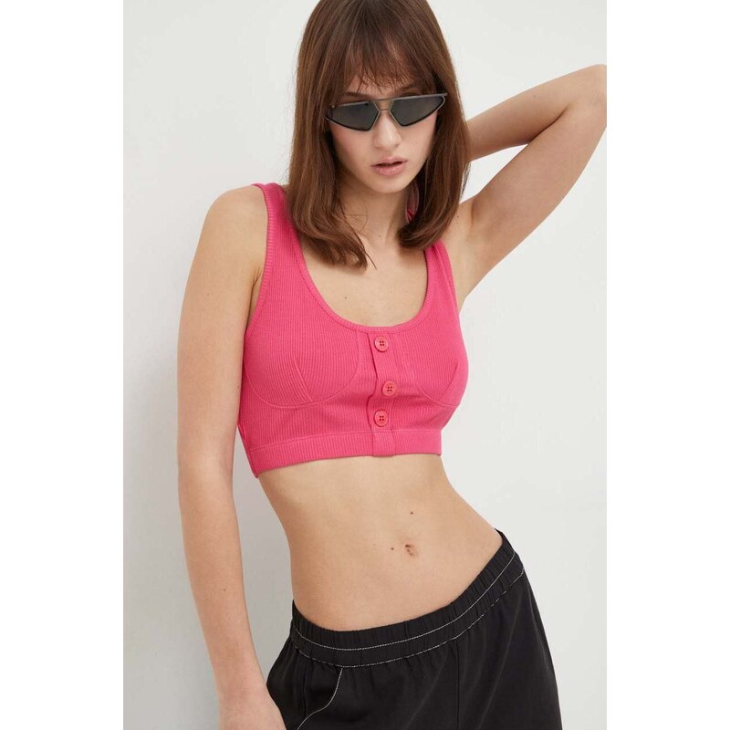 Moschino Jeans top donna colore rosa