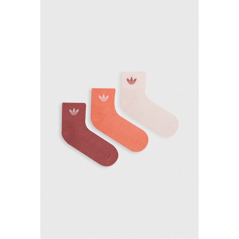 adidas Originals calzini pacco da 3 colore rosa IW9270