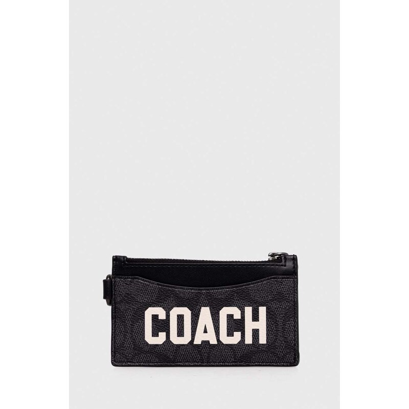 Coach portacarte colore grigio