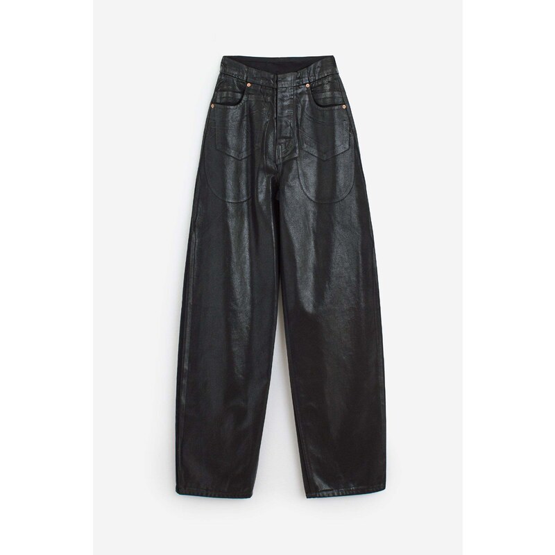 MM6 Maison Margiela Jeans 5 POCKETS in cotone nero