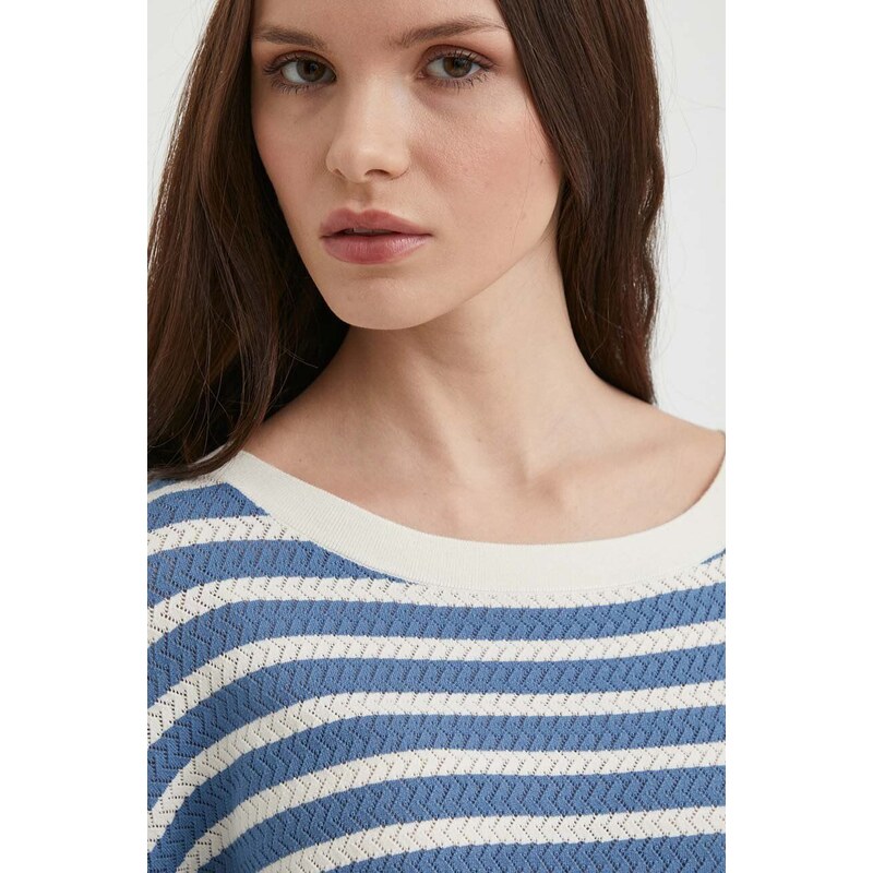 Sisley maglione donna colore blu