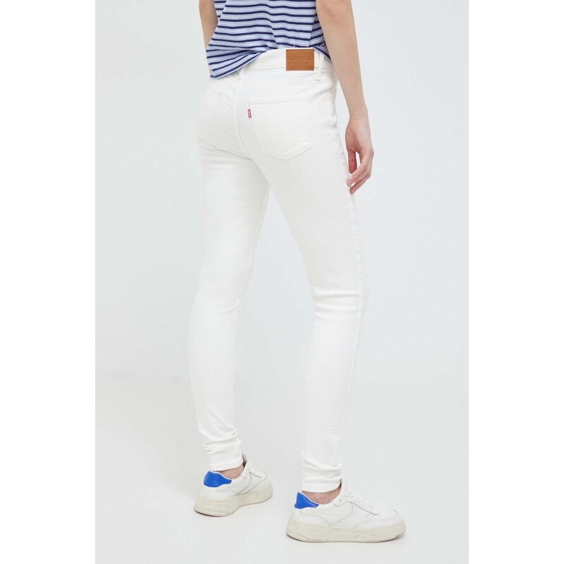 Levi's jeans 720 HIRISE SUPER SKINNY donna colore beige