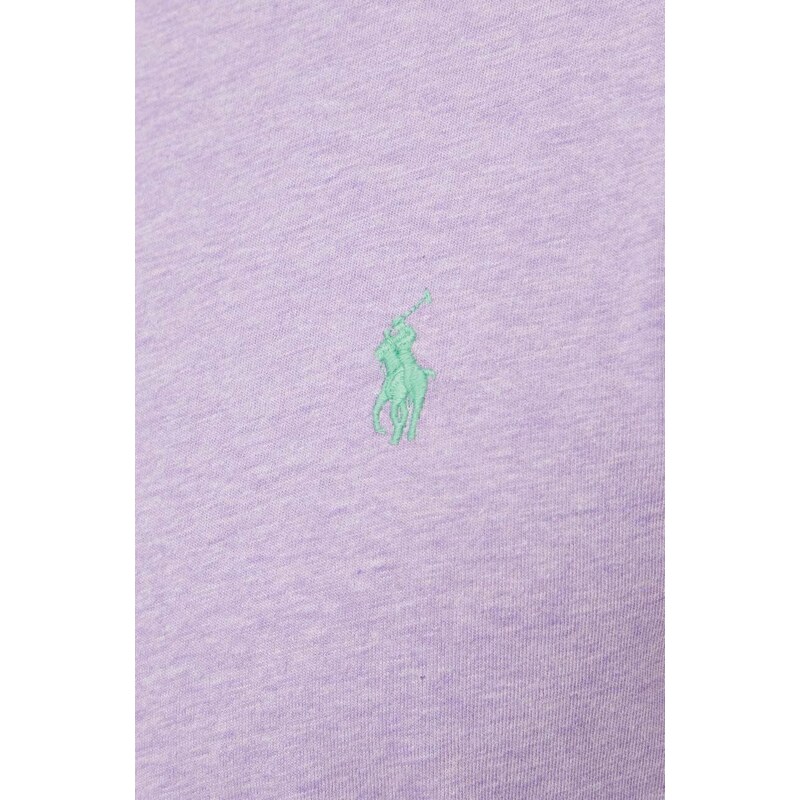 Polo Ralph Lauren t-shirt in cotone uomo colore violetto