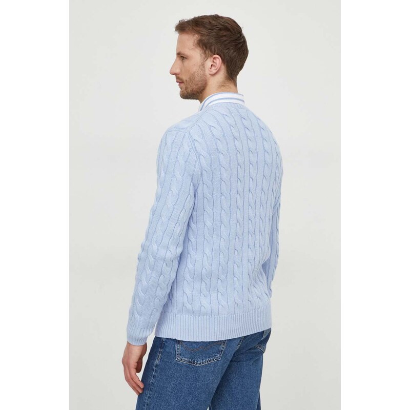 Polo Ralph Lauren maglione in cotone colore blu