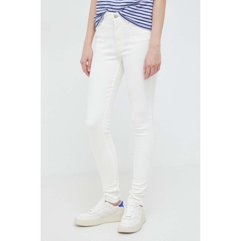 Levi's jeans 720 HIRISE SUPER SKINNY donna colore beige