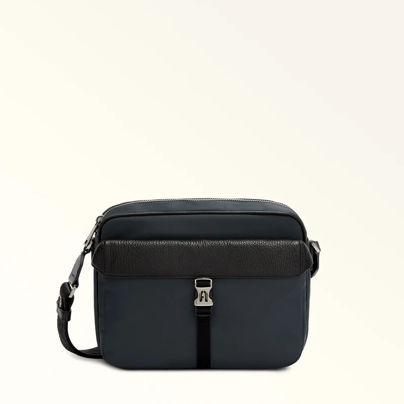 The Collection Royal Patchwork Borsa A Tracolla In Cotone Stile Bohémien, Verde/Blu, Fatta In Nepal - 4