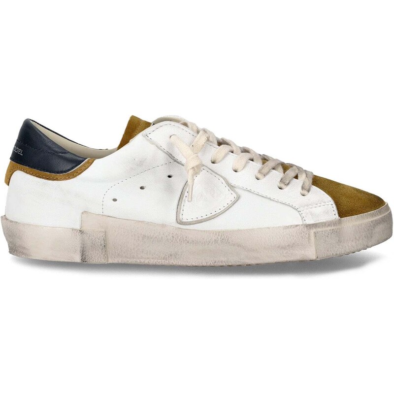 PHILIPPE MODEL - Sneakers Uomo Bianco/mostarda