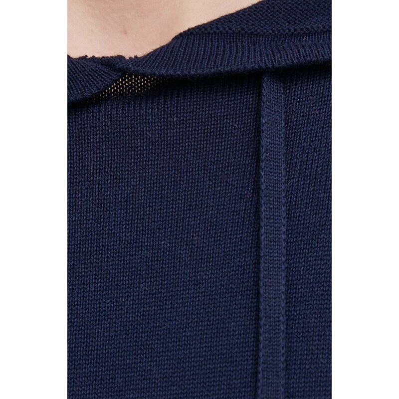 United Colors of Benetton maglione in cotone colore blu navy