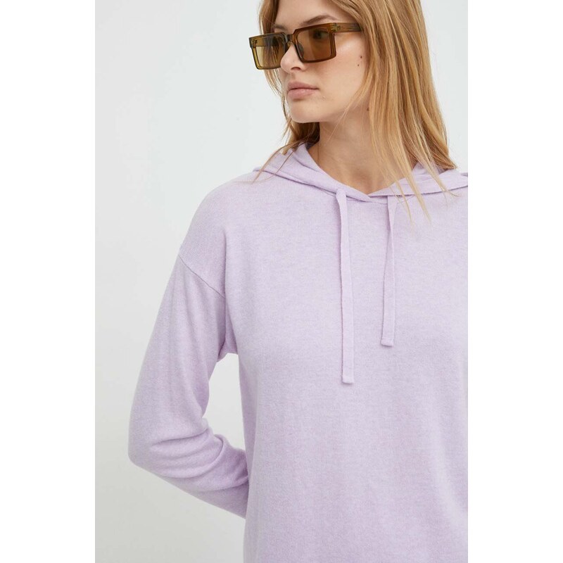 United Colors of Benetton maglione in misto lana donna colore violetto