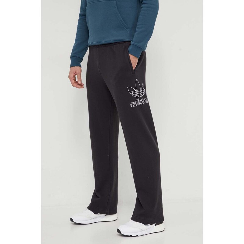 adidas Originals pantaloni da jogging in cotone colore nero IR7984