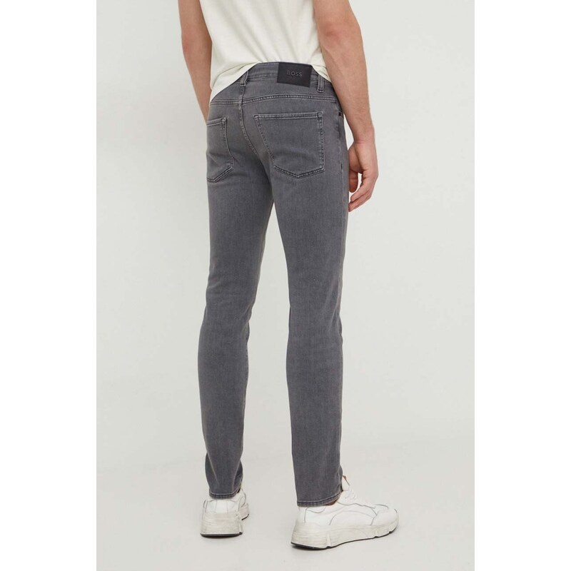 BOSS jeans uomo colore grigio