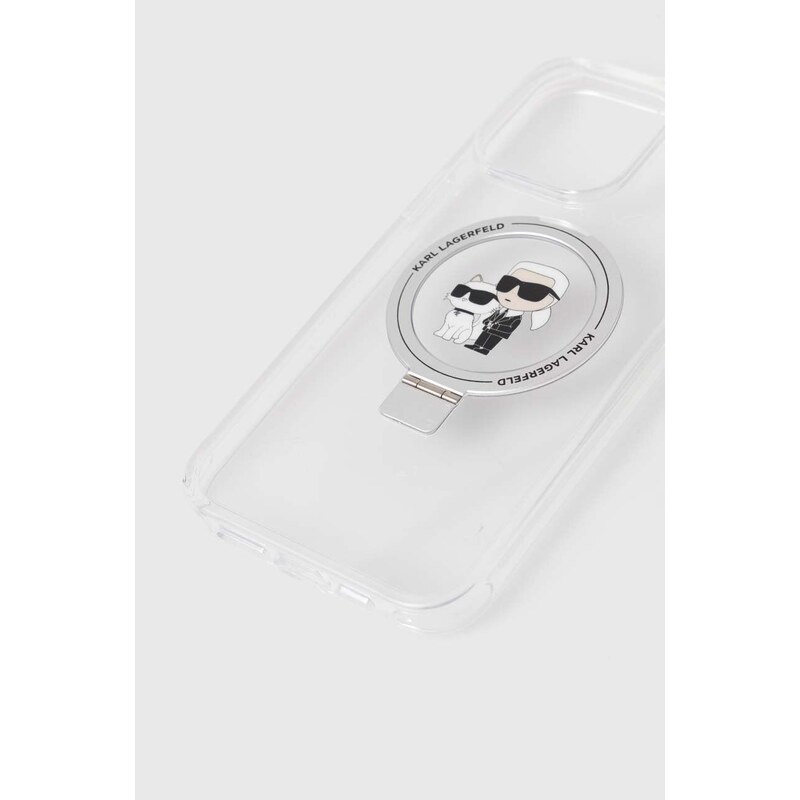 Karl Lagerfeld custodia per telefono iPhone 14 Pro Max 6.7" colore trasparente