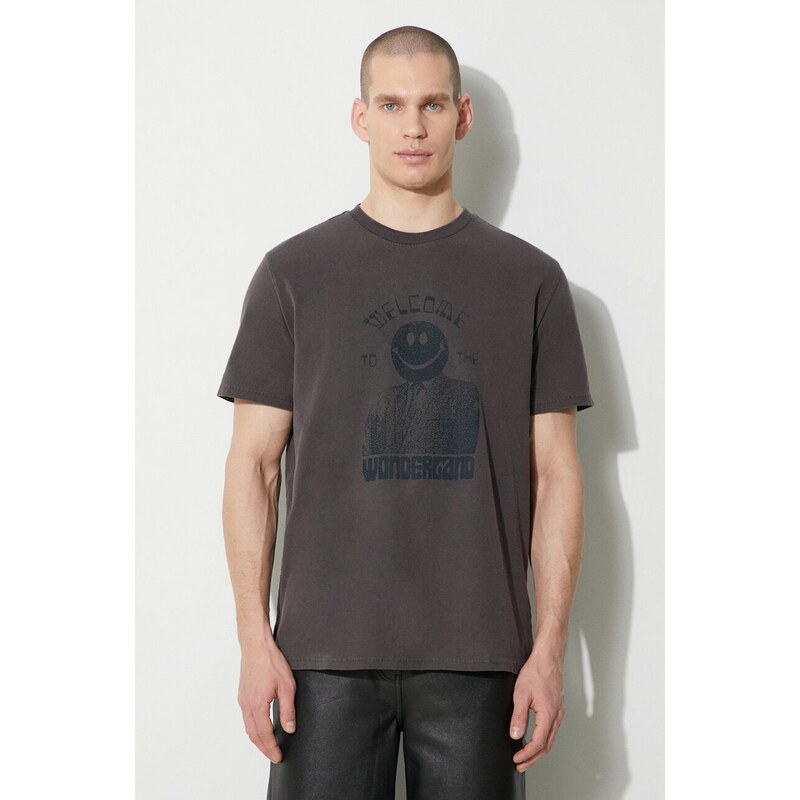 KSUBI t-shirt in cotone portal kash ss tee uomo colore grigio MPS24TE014