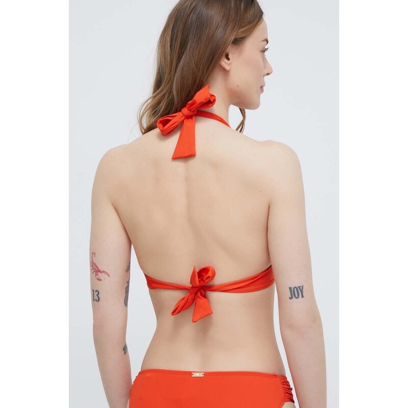 Lauren Ralph Lauren top bikini colore arancione