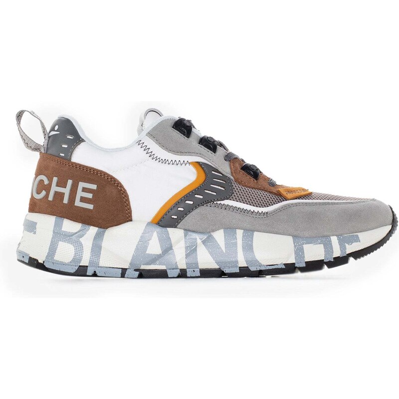 VOILE BLANCHE - Sneakers Uomo Grey/white