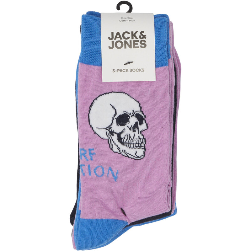 Set di 5 paia di calzini lunghi da uomo Jack&Jones