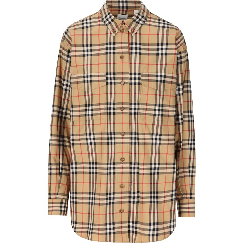 Burberry Camicia In Popeline A Quadri 8121242