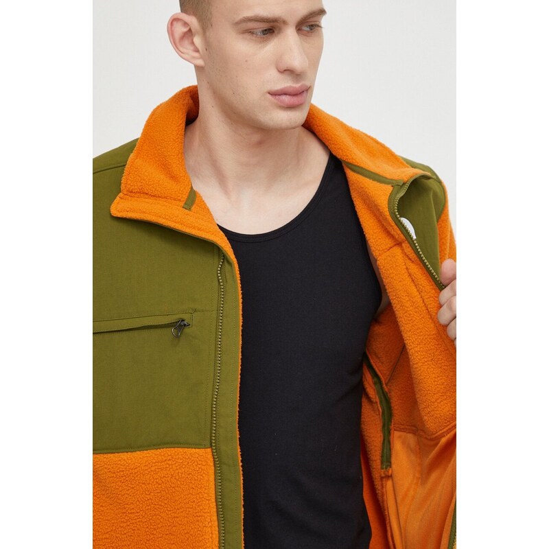 The North Face giacca uomo colore arancione