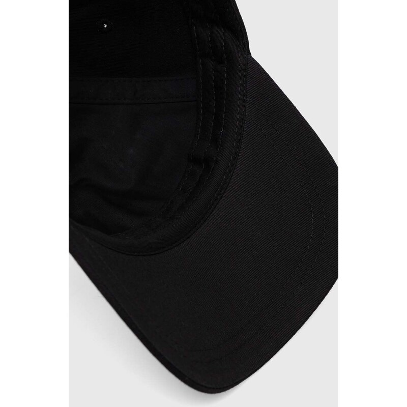 EA7 Emporio Armani berretto da baseball in cotone colore nero con applicazione