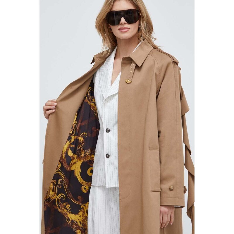 Versace Jeans Couture cappotto donna colore beige
