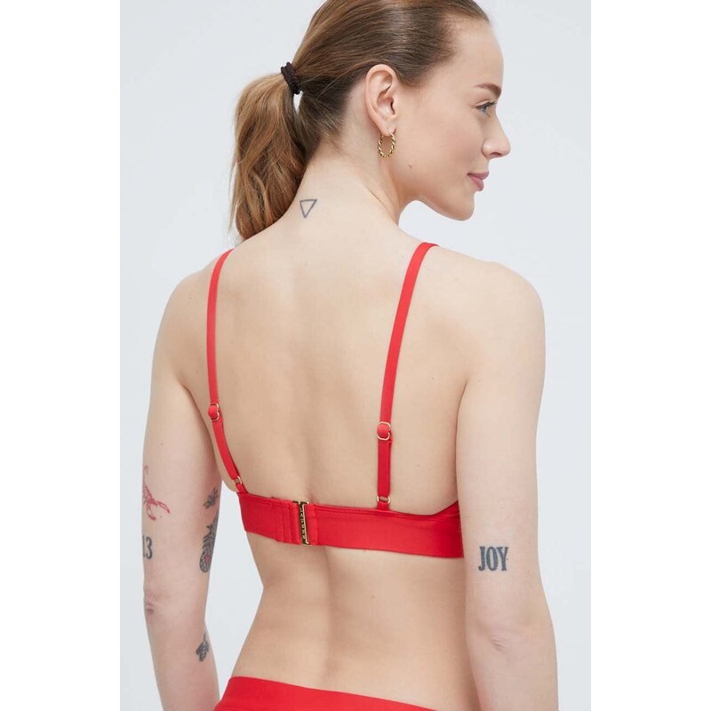 Lauren Ralph Lauren top bikini colore rosso