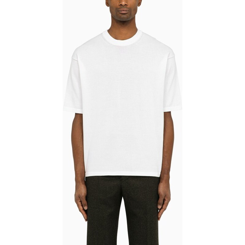 Roberto Collina T-shirt girocollo oversize bianca
