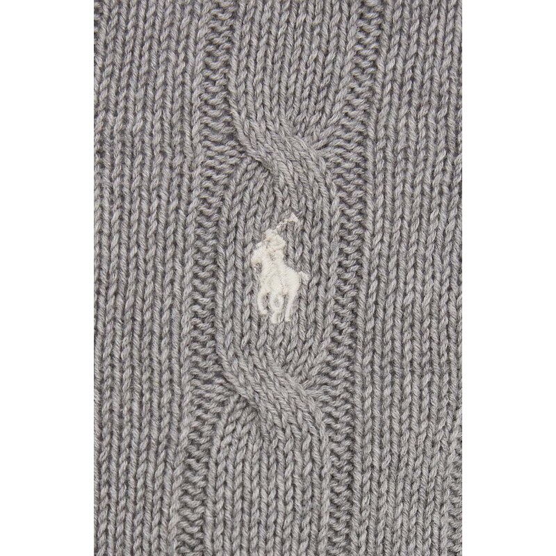 Polo Ralph Lauren maglione in cotone colore grigio