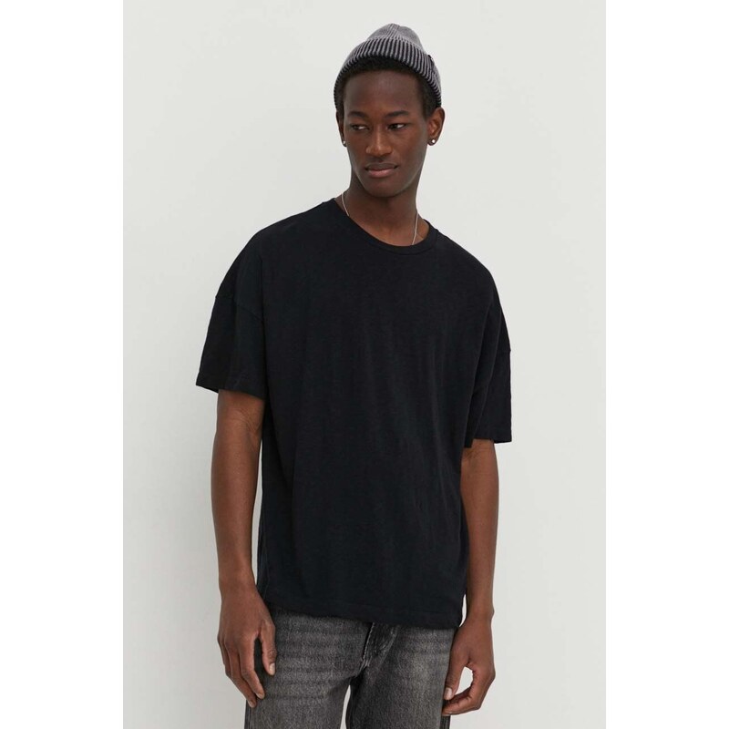 American Vintage t-shirt in cotone uomo colore nero