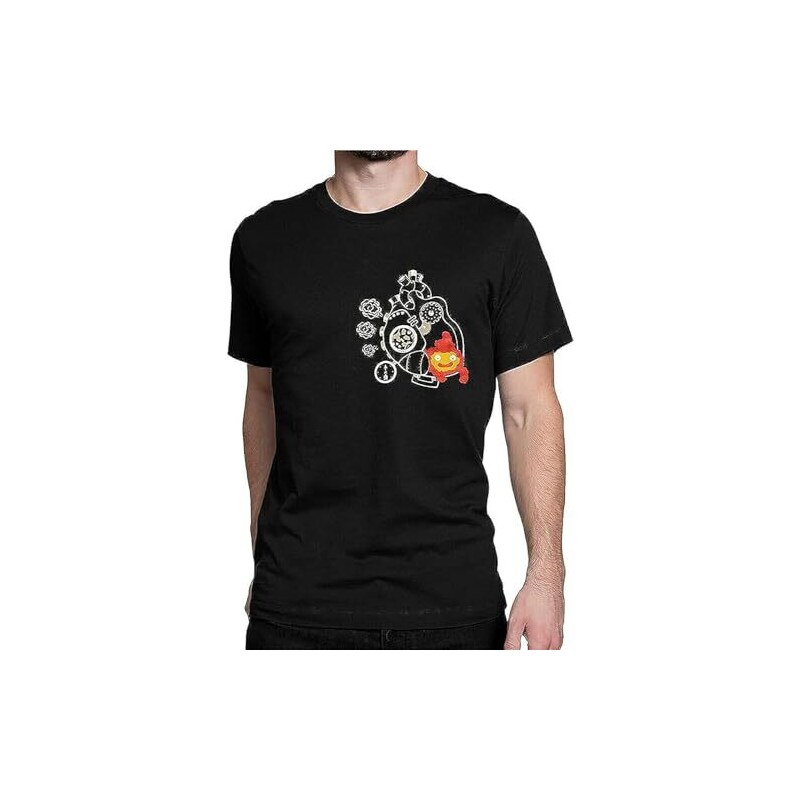 T-shirt Uomo TSP Amiga, 100% Cotone, Taglio Casual, Colore Nero, Taglia M