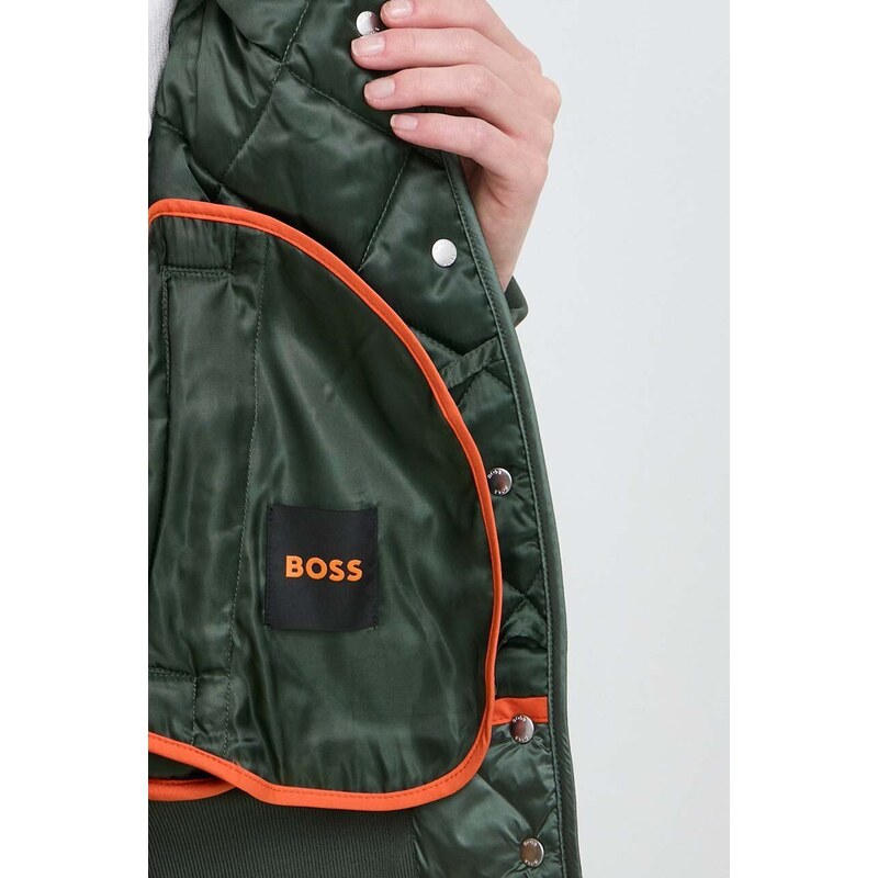 Boss Orange giacca bomber donna colore verde