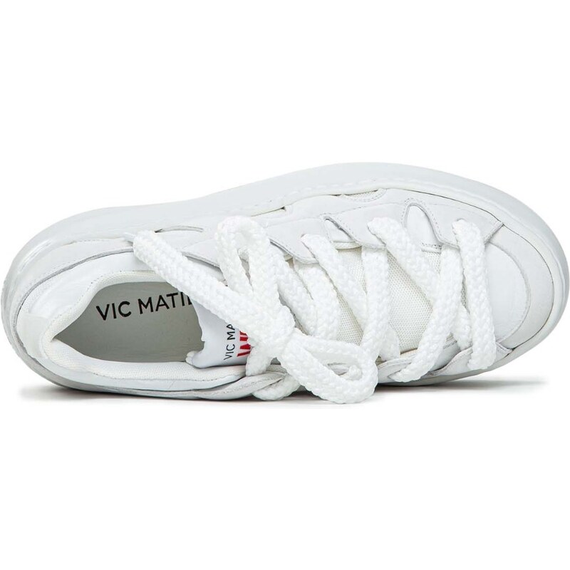 Vic Matié sneakers platform in pelle bianca - esclusiva Lazio
