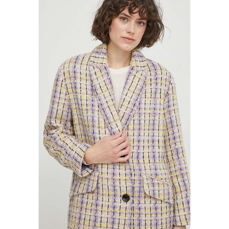 Sisley cappotto con aggiunta di lana colore beige