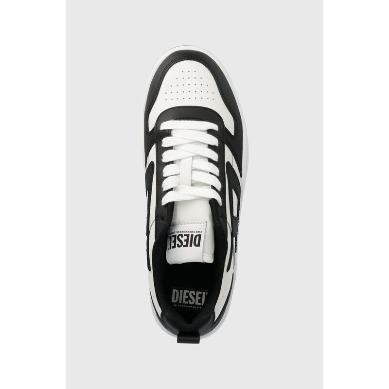 Diesel sneakers in pelle S-Ukiyo V2 Low colore nero Y03363-P5576-H1532