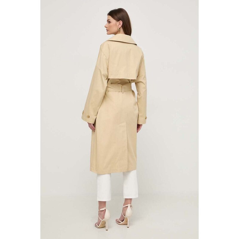 Patrizia Pepe cappotto in cotone colore beige