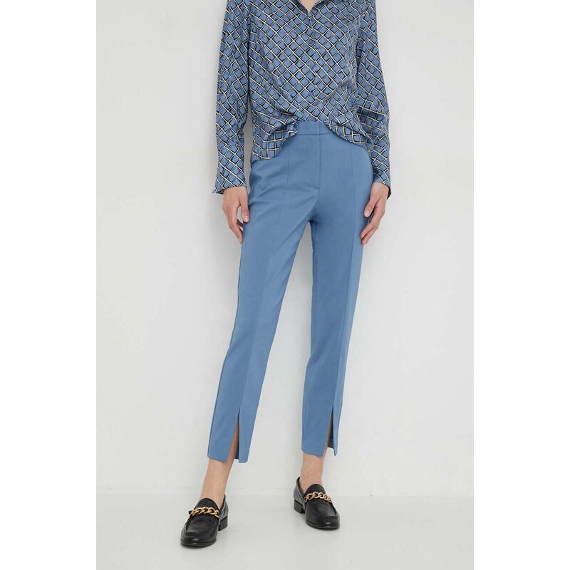 Sisley pantaloni donna colore blu