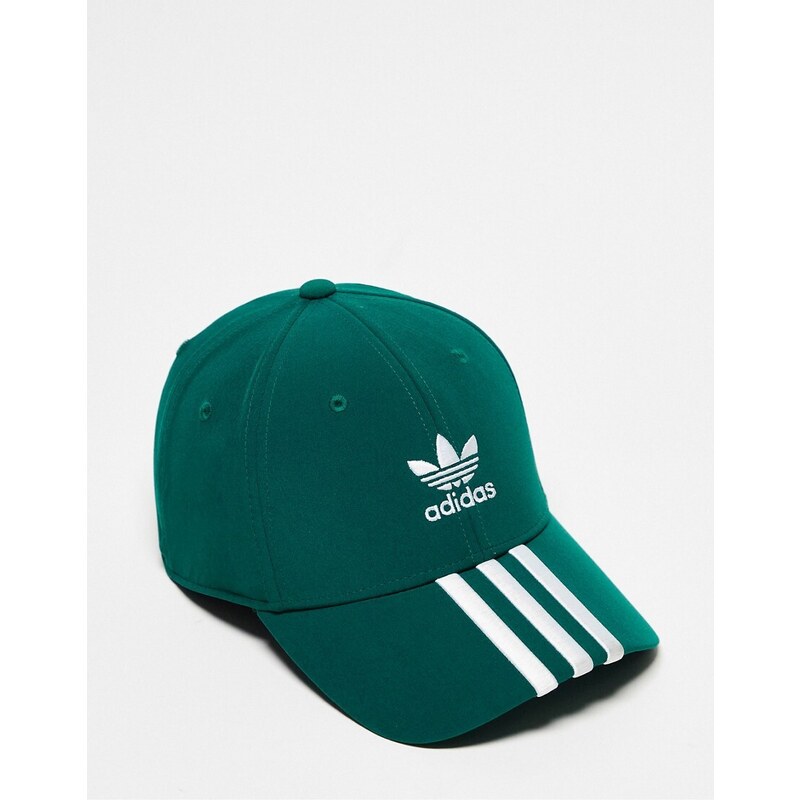 adidas Originals - Cappellino verde bosco con trifoglio
