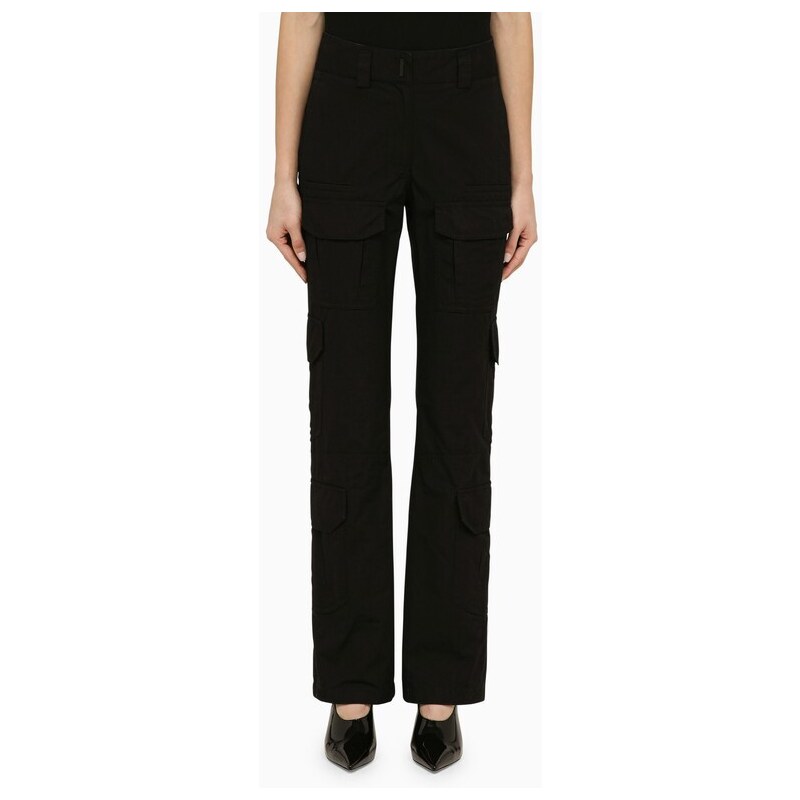 Givenchy Pantalone cargo nero in cotone