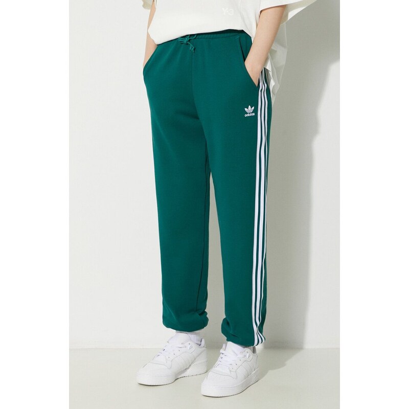 adidas Originals pantaloni da jogging in cotone Jogger Pants colore verde con applicazione IR8090