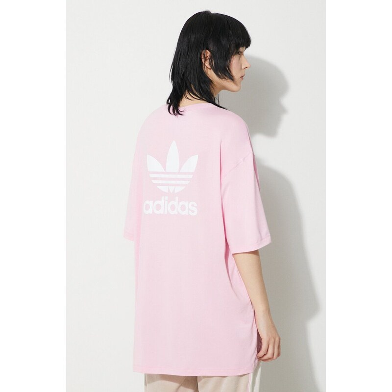 adidas Originals t-shirt Trefoil Tee donna colore rosa IR8067