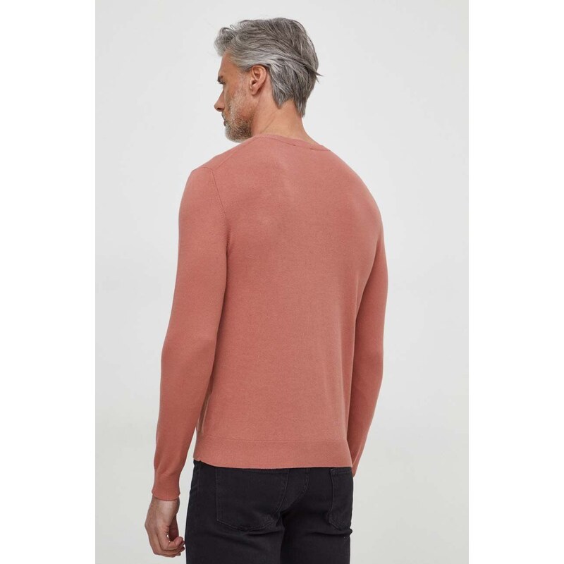 Sisley maglione uomo colore rosa