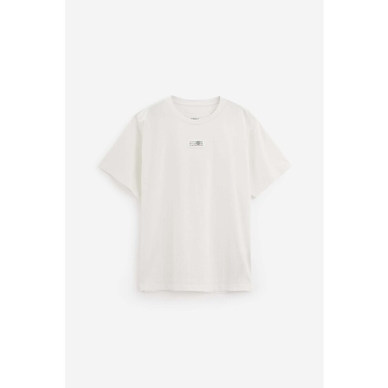 MM6 Maison Margiela T-Shirt in cotone bianco