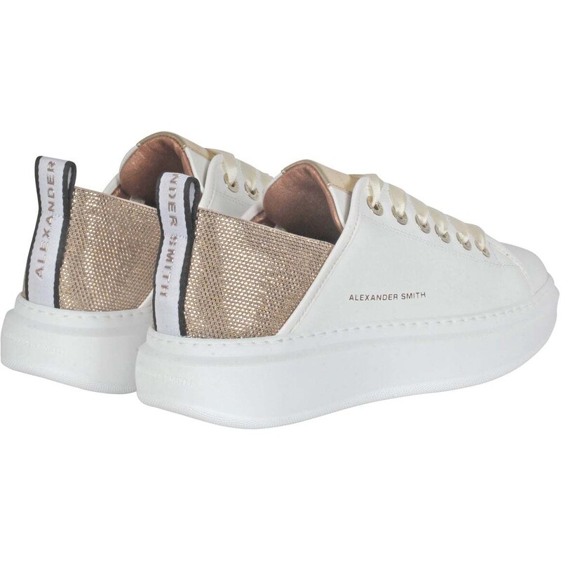 Alexander Smith - Sneakers - 430944 - Bianco/Oro